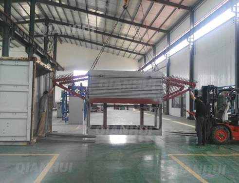 veneer dryer machine loading container