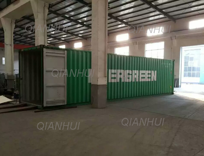 veneer hot press dryer machine loading container 