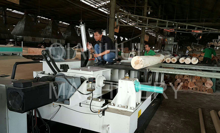 9ft spindleless peelng lathe for face veneer 