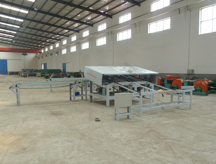 log cutting saw for veneer peeling line