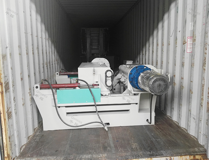 log debarker machine shipped to India