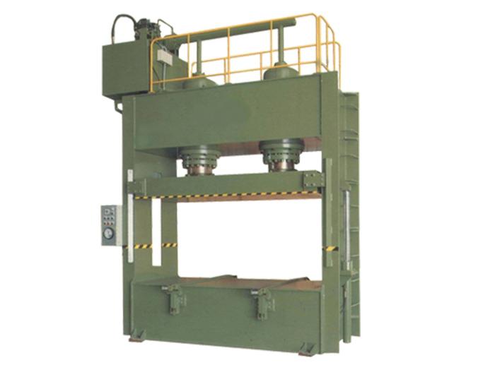 500T Plywood Cold Press Machine With Infeed and Outfeed Conveyor
